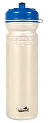 BioGreen Biodegradable BPA-Free Sport Bottle with Extra Wide Mouth and DuoFlow Lid with Tether (32-Ounce)