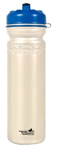 Buy BioGreen Bio-Degradeable BPA-Free Sport Bottle with Extra Wide Mouth and DuoFlow Lid with Tether... by BioGreen Bottles