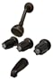 Trim Kit for 3-handle Shower Valve, Fit Price Pfister Compression Stem Shower, Oil Rubbed Bronze Finish -By Plumb USA