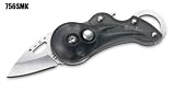 Buck Knives 756SMK Transport Keychain Knife w/Curved, Ergonomic Shape - Smoke
