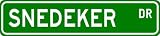 SNEDEKER Street Sign ~ Personalized Family Lastname Sign ~ Gameroom, Basement, Garage Sign **
