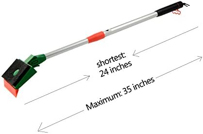 Veny's Ajustable Stainless Steel Handle Sponge Cleaning Brush Cleaners for Fish Tank