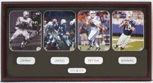 Johnny Unitas and Peyton Manning Indianapolis Colts 
