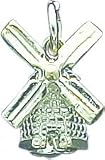 Sterling Silver Windmill Charm Pendant Farm Jewelry New