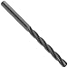 Chicago Latrobe 311 High-Speed Steel Core Drill Bit, Black Oxide Finish, Round Shank, 118 Degree Chamfer Angle