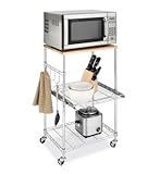 Whitmor 6056-3536 Supreme Microwave Cart