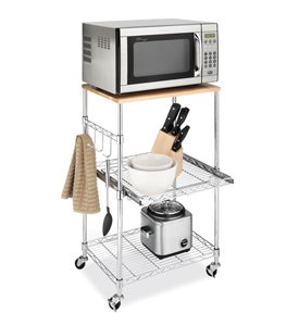 Whitmor 6056-3536 Supreme Microwave Cart