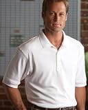 Devon & Jones mens short sleeve solid perfect pima interlock polo(D140S)