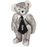 15" Salt and Pepper Teddy Bear