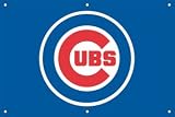 Chicago Cubs Indoor/Outdoor Fan Banner 3 ft x 2 ft MLB Baseball Fan Shop Sports Team Merchandise