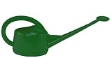 Dramm 12444 2-Liter Molded Plastic Swiss Watering Can with Injection, Hunter Green