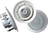 Pyle Home PWRC81 8-Inch 2-Way In-Ceiling Water Proof Stereo Speaker