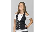 F.A.N.G BLack Vest With Silver Foil Screen