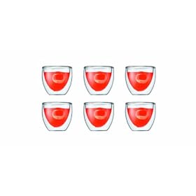 Bodum Pavina 2-1/2-Ounce Double Wall Espresso/Shot Glass, Buy 4 Get 6 Bonus Set: Kitchen &amp; Dining