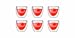 Bodum Pavina 2-1/2-Ounce Double Wall Espresso/Shot Glass, Set of 6
