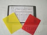 Referee Wallet Soccer Futball ~ Red and Yellow Cards and Score Sheets