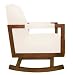 Bungalow Rocker in Ecru with Dark Legs