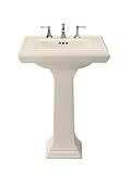 Kohler K-2258-8-47 Memoirs Pedestal Lavatory with 8