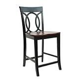 Olympic Oval Back Counter Stool, 24 Seat Height