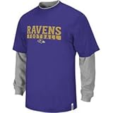 Baltimore Ravens NFL CH Splitter Layered Thermal T-shirt