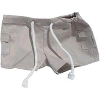 Shorts - Khaki Cargo Clothes for 14 - 18 Stuffed Animals and Dolls