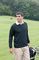 Adidas V-neck lambswool sweater