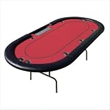 V5 Series Specialized Poker Table with Red Playing Surface