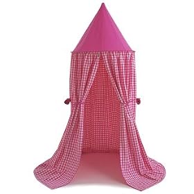 Candy gingham hanging tent