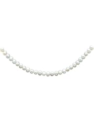 14K Gold 4.5mm Cultured Semiround Pearl Strand 24"