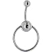 Jewelry : Silver BCR BALL Belly Ring