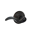 Schlage F40VAVA716 Avanti Privacy Lever, Aged Bronze