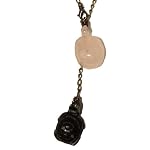 Obsidian Necklace 01 Animal Turtle Snowflake Black Pink Rose Quartz Gemstone Crystal 23
