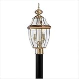 Bundle-20 Classic Two Light Outdoor Post Lantern in Polished Brass