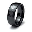 8mm Black Ceramic Ring With High Polish Finish (Sizes 9-12)