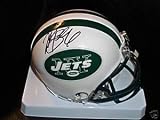 MARK SANCHEZ SIGNED AUTOGRAPHED NEW YORK JETS MINI HELMET W/ HOLOGRAM + COA