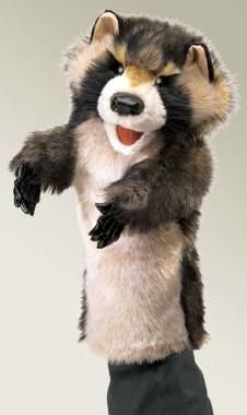 Childrens Toyshop  Toys : Raccoon Stage Puppet