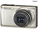 OLYMPUS 9010 - champagne + Pix compact leather crust case 11 x 3.5 x 8 cm + 16 GB SDHC Memory Card (Search Terms: Ultra compact camera bundle - Digital camera combo)