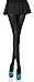 Merry Style Womens Opaque Tights Microfiber Hiver 40 DEN Black Medium