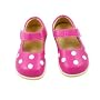 Puddle Jumper Baby/ Toddler Leather Mary Janes Shoes Polka Dot Fuchsia/ FREE SHIPPING