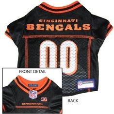 Cincinnati Bengals Dog Jersey Small