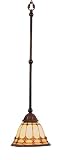 Landmark 648-BC Diamond Ring 1-Light Pendant, 30-Inch, Burnished Copper