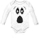 Baby Halloween Ghost Costume Outfit Cute Infant Bodysuit Baby Long Sleeve Onesie