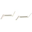 2 Ring Guards Medium White Sizer Adjust Jewelry Parts