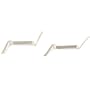 2 Ring Guards Medium White Sizer Adjust Jewelry Parts