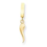 14K 3D Hollow Italian Horn TummyToy