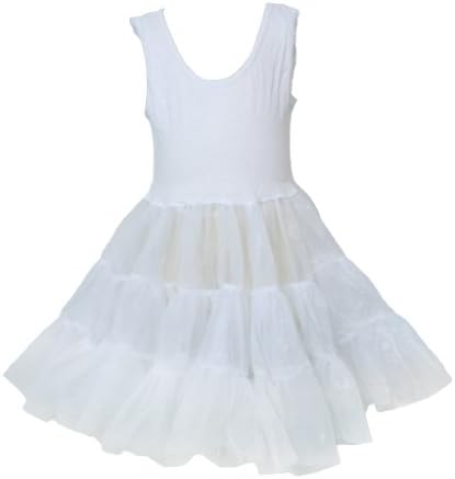 Miss Model Girls Antistatic White Full Petticoat Slip - Sizes 2-16