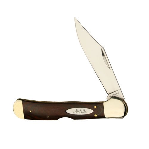 SARGE SK-210 Gentlemans Series 4 1/8" Single Blade Knife with Coco-Bolo Pakkawood Handle