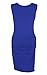 ANGVNS Women V Neck Sleeveless Cocktail Party Pleated Dress