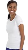 Dickies Cotton/Spandex Short Sleeve Tee in Longer Length. (XS-2X) in Assorted Colors. Wear This T-Shirt Alone or Under Scrubs!