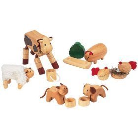 312wVI%2ByMAL Wooden Farm Animals Set By Voila